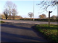 B2070 junction with footpath south of Petersfield