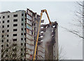 Demolition of Phoenix Rise in Blakenhall, Wolverhampton