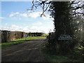 Entrance to Hill Farm, Heveningham, Suffolk