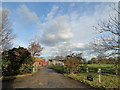 Entrance to Poplars Farm, Heveningham Road