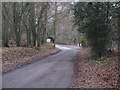 Footpath and access lane joining Chelwood Corner