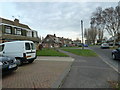 Approaching the junction of Barnfield Close and Kelsey Avenue