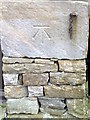 Bench mark on barn conversion, Hawes