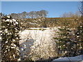 Fawside House in the snow