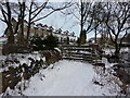 Footpath at the end of Calder Vale