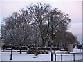 Batley Park in winter