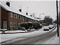 SP2972 : Whateleys Drive in the snow by John Brightley