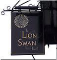 Sign for the Lion and Swan