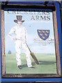 Sign for the Cricketers Arms