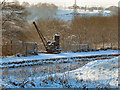 SD7606 : Manchester, Bolton & Bury Canal: Mount Sion Steam Crane by David Dixon