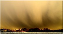 NU1228 : Storm over Twizell Farm by Alfie Tait