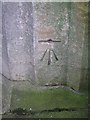 Gainsborough, cut bench mark on All Saints