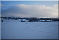 Snow covered landscape, Adlington