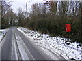 TM3982 : Butts Road & Moat Farm Postbox by Geographer