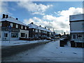 Looking from Second Avenue into a slushy Lower Farlington Road