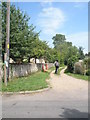 Path to the rectory at Station Road