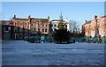 A Cold Retford Town Square 