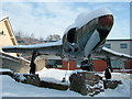 Supermarine Swift in the snow