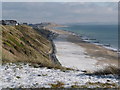 Southbourne: wintry view down to the beach