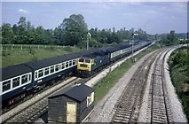 ST8451 : Passing trains at Fairwood Junction  by roger geach