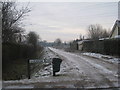 Track towards Tetley Hall