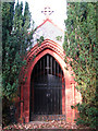 Gorleston cemetery chapel - entrance