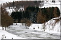 Frozen River Isla at Kirkton of Glenisla