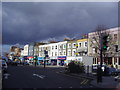 Shops along High Road, North Finchley