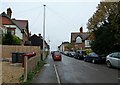 Looking up Lower Field Road towards Church Terrace