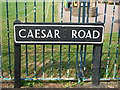 Street name sign, Caesar Road, Kenilworth