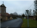 Wonston Road on a gloomy December afternoon