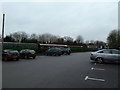 Alresford Station Car Park on a gloomy December afternoon