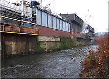 SK3390 : Hillsborough - Cadbury factory and River Don by Dave Bevis