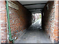 Entrance to Monk Bar Court, York