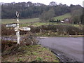 Old signpost near Oakshott