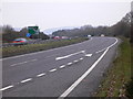 View south on the A3 from the slip road to Steep Marsh