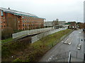 Looking from Shaftesbury Avenue Bridge over to Durrington-on-sea station