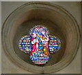 Stained glass window, The Church of St Peter and St Paul