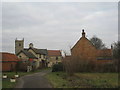 View towards All Saints church, North Scarle