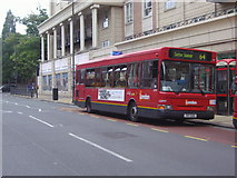TQ2470 : 164 bus on stand in Worple Road, Wimbledon by David Howard