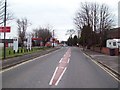 The A61 Derby Road Entering Clay Cross