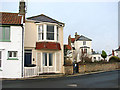 Houses above Southwold Beach