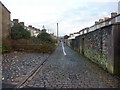 Back street between Talbot Street and Burton Street, Rishton