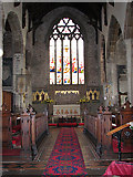 TF4322 : St Mary's church in Long Sutton - the chancel by Evelyn Simak