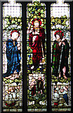 TF4322 : St Mary's church in Long Sutton - Lady chapel window by Evelyn Simak