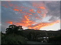 Sunset over the Worcestershire Beacon