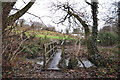 A bridge over a stream which feeds into Bradiford Water