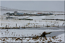 HP6414 : Norwick meadows in the snow by Mike Pennington