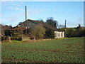 Field and barn at the edge of Scarcliffe