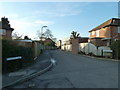 Looking from Queens Crescent into Bowes-Lyon Court